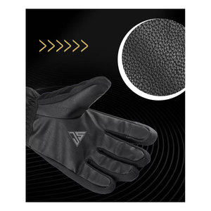 Gants de ski imperméables d'hiver en tissu polyester imperméable/cuir pour hommes et femmes, doublure thermique pour snowboard, gants de ski chauds - Product Image 6