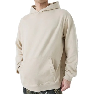 Sweats à capuche surdimensionnés pour hommes en coton éponge français vintage délavés à l'acide de couleur personnalisée - Product Image 1