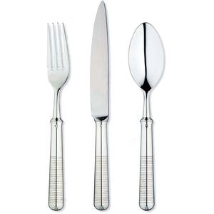 Ensemble de cuillères de service rondes en laiton massif avec poignée faite à la main cuillère de service de restauration de Buffet en acier inoxydable - Product Image 5