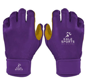 Guantes de béisbol de cuero de primera calidad para unisex, con soporte para dedos completos, antideslizantes, para entrenamiento, con protección. - Product Image 4