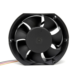 Ventilateur de refroidissement 24V DC avec cadre en aluminium et impellers en plastique 172x150x51mm 48V - Product Image 1