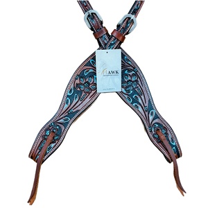 Vente en gros de stalles en cuir à une oreille de qualité supérieure pour l'équitation Produit équestre d'outillage occidental à prix compétitif - Product Image 3