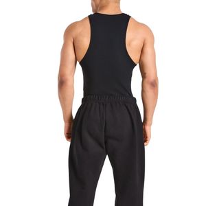 Débardeur de sport décontracté en maille respirante pour homme, couleur unie, coupe ajustée, idéal pour l'entraînement, la gym et le quotidien - Product Image 5