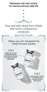 Ampolla Reparadora e Hidratante para la Piel, Suero Aribell Aqua con ADN de Salmón PN y Ácido Hialurónico para Elasticidad y Minimización de Poros - Product Image 3