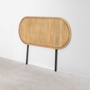 Cabecero Vandana Flux Aureo para cama de 150 cm en madera de mango Analis - Product Image 3