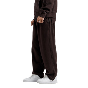 Pantalon de survêtement en laine pour homme, anti-plis, écologique, respirant, séchage rapide, avec logo personnalisé, cordon de serrage, taille mi-haute, vente en gros - Product Image 4