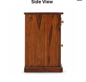 Table de chevet en bois massif en gros |   Table de chevet avec tiroirs |   Table de chevet en bois massif résistant aux termites de qualité supérieure |   Meubles de maison - Product Image 5