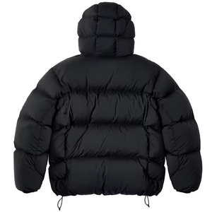 Chaqueta de Plumón Negra de Lujo para Hombre, con Capucha, Gruesa, para Invierno, Estilo Urbano, Diseño de Alta Gama - Product Image 2
