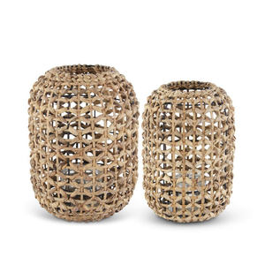 Lámparas y faroles de fibra de jacinto de agua, coste directo de fábrica, tejidos a mano, lámpara iluminadora, farol. - Product Image 6