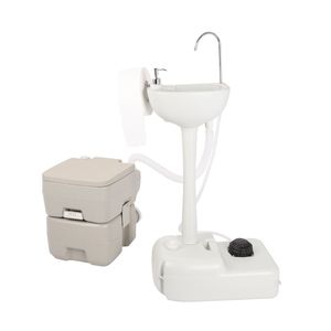 Lavandino Portatile da Esterno con WC Rimovibile, Identico al 46793540 - Product Image 1