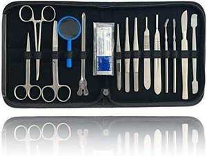 Kit chirurgical de dissection, ensemble d'instruments, biologie médicale, étudiants en médecine vétérinaire, pinces en acier inoxydable, personnalisation, Dentavex DC-S-9 - Product Image 1