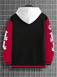 Chaqueta de Invierno Cálida y Cómoda para Hombre, Estilo Letterman, con Cuello Alto, Logotipo Frontal, Resistente al Viento, Ecológica, de Alta Calidad a un Precio Razonable - Product Image 5