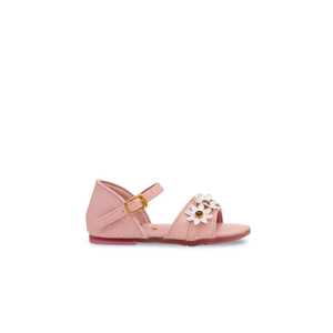 <b>Girls</b> Pink <b>Heeled</b> Formal Sandal Model KD9623 - Product Image 3