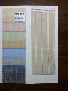 Tela de Camisería de Algodón Premium con Rayas Selfie D No 786 - Product Image 4