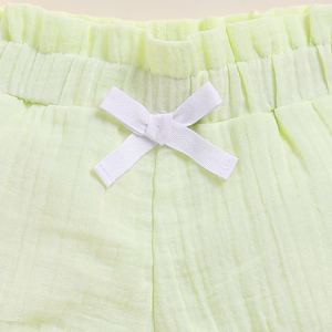 Organic Pistachio Muslin Frill Top <b>Set</b> Premium Quality <b>Baby</b> Clothing Cream-colored Premium Organic Muslin Frill Top <b>Set</b> - Product Image 6