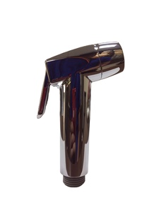 2-<strong>Function</strong> Chrome <strong>ABS</strong> Shattaf - Single Hole <strong>Bidet</strong> <strong>Sprayer</strong> with Gray Face - Product Image 3