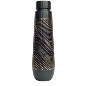 OTSAK Pure Copper Engraved Leak-Proof Eco-Friendly Large Capacity Portable <b>Custom</b> <b>Water</b> <b>Bottle</b> Vintage Design Outdoor Travel - Product Image 5