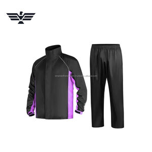 <b>Men</b>’s Waterproof Rain Suit Set – <b>Lightweight</b> Rain <b>Jacket</b> & Rain Pants Outdoor Weather Protection Tracksuit - Product Image 5
