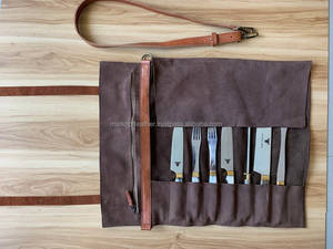 Étui de Voyage de Luxe en Cuir de Qualité Supérieure pour Couteaux de Chef – Protection Anti-Odeur et Conception Durable – Rangement Culinaire - Product Image 5