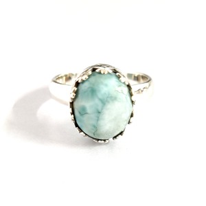 แหวนมอยส์ซาไนต์ลาริมาร์ 4.6 กรัม เครื่องประดับอัญมณีที่หรูหราและมีน้ำหนักเบา - Product Image 1