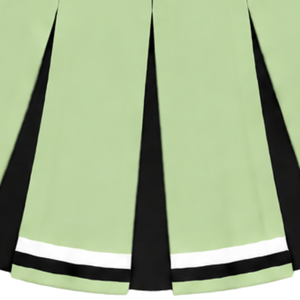 Jupe plissée vert clair pour femmes et filles, idéale pour la danse, les entraînements, les compétitions et les tenues de sport. - Product Image 6