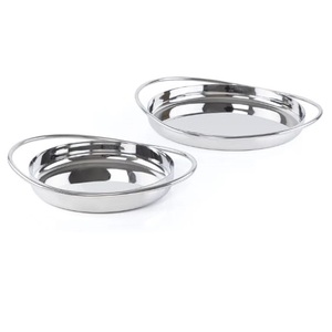 Bandeja para Servir Cena o Postre, Bandeja Decorativa de Metal Hecha a Mano, Bandeja para Servir en la Mesa de Comedor, para Servir Aperitivos, Pasta o Comida - Product Image 5