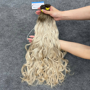 Extensiones de Cabello Humano Vietnamita Remy con Punta de Queratina, Súper Dobles, Alineadas con la Cutícula, Color Natural, Suaves y Brillantes, Venta al Por Mayor - Product Image 3