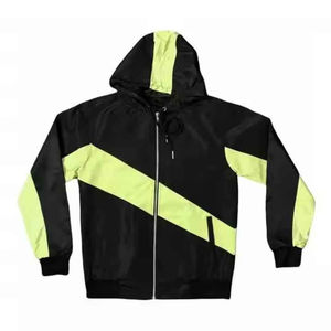 Men's Streetwear Two-Piece Custom Windbreaker Shorts <b>Jacket</b> Tracksuit Reflective <b>Zip</b>-<b>Up</b> Polyester Breathable Lightweight Autumn - Product Image 4