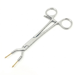 Pince de maintien dentaire en acier inoxydable Keramo Grip personnalisée avec mâchoires de préhension de précision pour usage restaurateur - Product Image 6