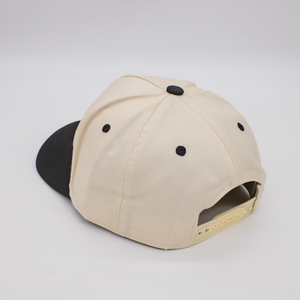 Casquette de baseball sportive personnalisée en coton bicolore structurée à 5 panneaux avec logo brodé, vente en gros d'usine, protection solaire, multicolore - Product Image 4