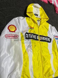 Chaqueta Cortavientos Unisex Personalizada de Doble Capa con Capucha, de Nailon Impermeable y Resistente al Viento, con Diseño Bordado - Product Image 5