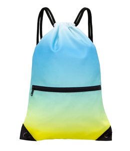 ALYKA APPARELS Sac de sport personnalisé avec cordon de serrage, logo personnalisé, sac à dos de gym, tissu en coton, écologique, durable, fitness - Product Image 1