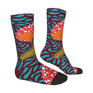 Chaussettes personnalisées pour adultes, impression sérigraphique, motif uni, matière en spandex, absorbant la transpiration, décontractées pour l'été, rouge, orange, bleu, jaune - Product Image 3