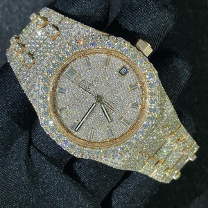 Relojes de Edición Limitada de Acero Inoxidable, Mecánicos Automáticos, Estilo Hip Hop Clásico, Unisex, con Joyas de Belleza Hechas a Mano - Product Image 1