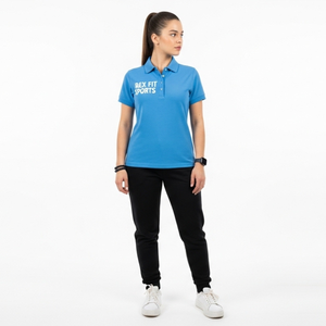 Polo de manga corta para mujer, ideal para el verano, camiseta tipo vestido, lista para usar, a la moda, polo de algodón para mujer - Product Image 1