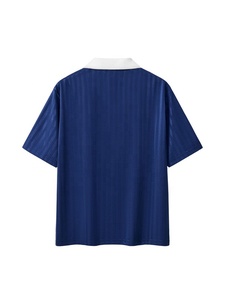 Nouveau polo homme de haute qualité, couleur unie, coupe slim, col polo, manches courtes, pour l'été - Product Image 4