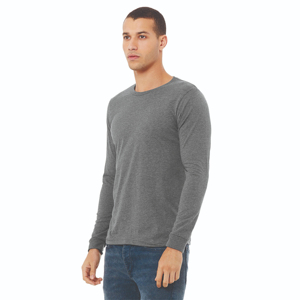 Camiseta de Entrenamiento para Hombre, Cuello Redondo, Manga Larga, Logotipo Personalizado, 100% Algodón, Transpirable, Ecológica, a Precio Económico - Product Image 2