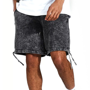 Pantalones Cortos de Algodón Transpirables de Secado Rápido con Logotipo Personalizado, Hechos con Material Transpirable de Primera Calidad, Lavado Ácido - Product Image 1