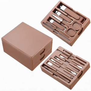 Ensemble de pédicure et de manucure multifonction en acier inoxydable - Product Image 1