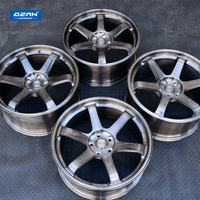 Pour TESLA-S DEAN DP159 6061 Jantes forgées multi-rayons 19/20/21/22" 5x112/114.3/120 Noir brossé Nouvelles jantes personnalisées
