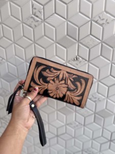 Cartera de Cuero Genuino Hecha a Mano de Alta Calidad 2026, Estilo Vintage, para Mujer, con Espacio para Teléfono - Product Image 6