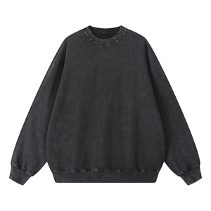 Sweat-shirt personnalisé pour homme, lavé, à manches longues, effet vieilli, unisexe, 100% coton, style vintage, pour l'extérieur - Product Image 2