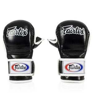 Nouveaux Gants d'Entraînement MMA Fairtex Shooter Personnalisés en Gros – Gants de Combat et de Sparring Professionnels Fairtex Shooter Noirs avec Sangle - Product Image 4