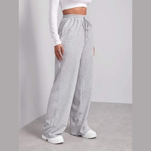 Pantalones Jogger de Algodón Personalizados al por Mayor para Mujer, Estilo Oversize, Streetwear, Holgados, Lisos, en Oferta - Product Image 4