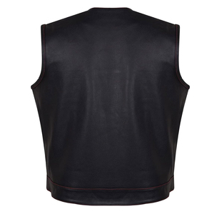 Nuevo Chaleco de Cuero de Alta Calidad para Hombre, Diseño Personalizado, Color Personalizado, Chaleco de Cuero de Primera Calidad Antiarrugas para Invierno - Product Image 5