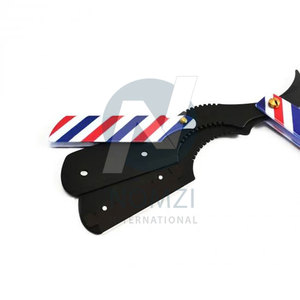 Nueva Llegada: Navaja de Afeitar Plegable Individual para Hombre, de Acero Inoxidable, con Estuche de Plástico, para el Cuidado Facial del Barbero - Product Image 3