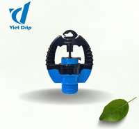 VIETDRIP Micro Rotary Sprinkler X1000 Nozzle Irigasi Pertanian Plastik Virgin Warna Oranye Hitam Pasokan Langsung Pabrik