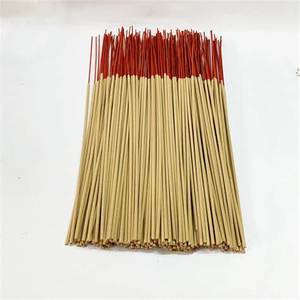 ธูปหอมธรรมชาติแบบขายส่ง พร้อมฐานไม้ไผ่สีแดง ขนาด 9 นิ้ว และ 12 นิ้ว ธูปไม่มีกลิ่นสำหรับทำธูปหอม ราคาโรงงาน - Product Image 2