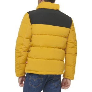 Veste matelassée unisexe personnalisée OEM, vêtements décontractés de haute qualité, col montant brillant, à capuche, vente en gros de vestes matelassées personnalisées, toutes tailles - Product Image 3
