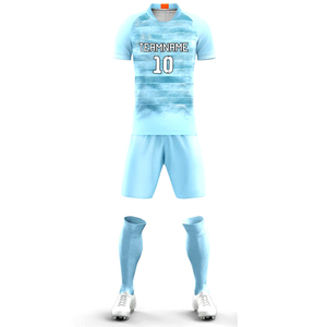 Uniformes de football pour hommes hautement personnalisables, football pour jeunes avec impression de logo de club par sublimation, polyester vert pour adultes - Product Image 1